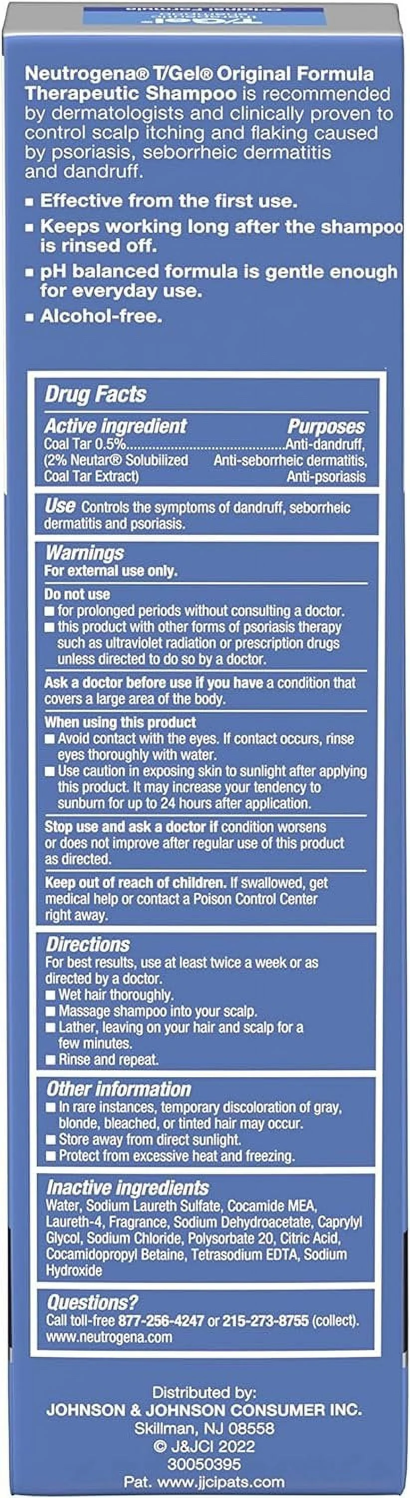 Neutrogena T/Gel Therapeutic Shampoo Original Formula