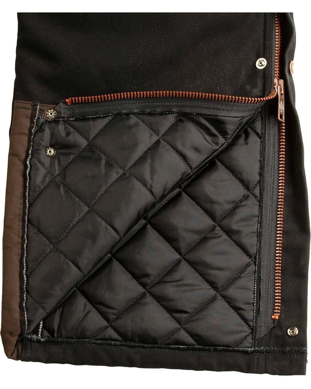 Dickies Sanded Duck Insulated Bib Overall - Black