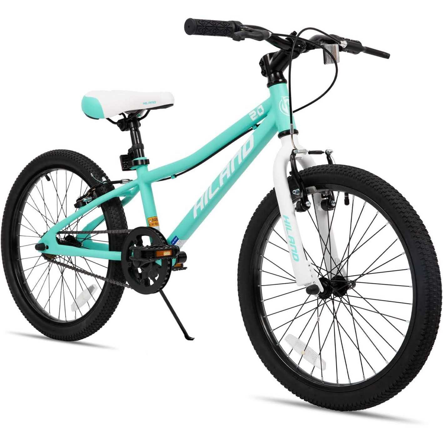 Hiland 20 Inch Kids Mountain Bike for Girls Boys with Dual Handbrakes - Sports Supplies Online Store