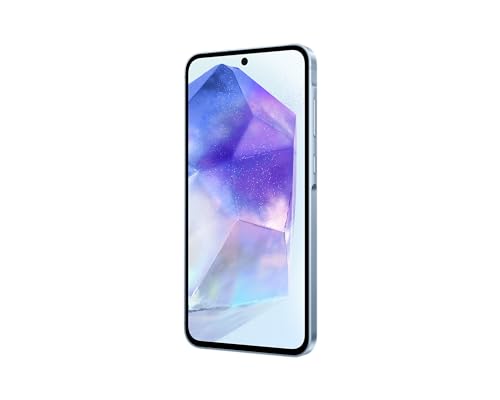 Samsung Galaxy A55 5G A556E 256GB Dual-SIM GSM Unlocked Android Smartphone (Latin Variant/US Compatible LTE) - Awesome Ice Blue