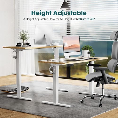Standing Desk, Adjustable Height Electric Sit Stand Up Down Computer Table