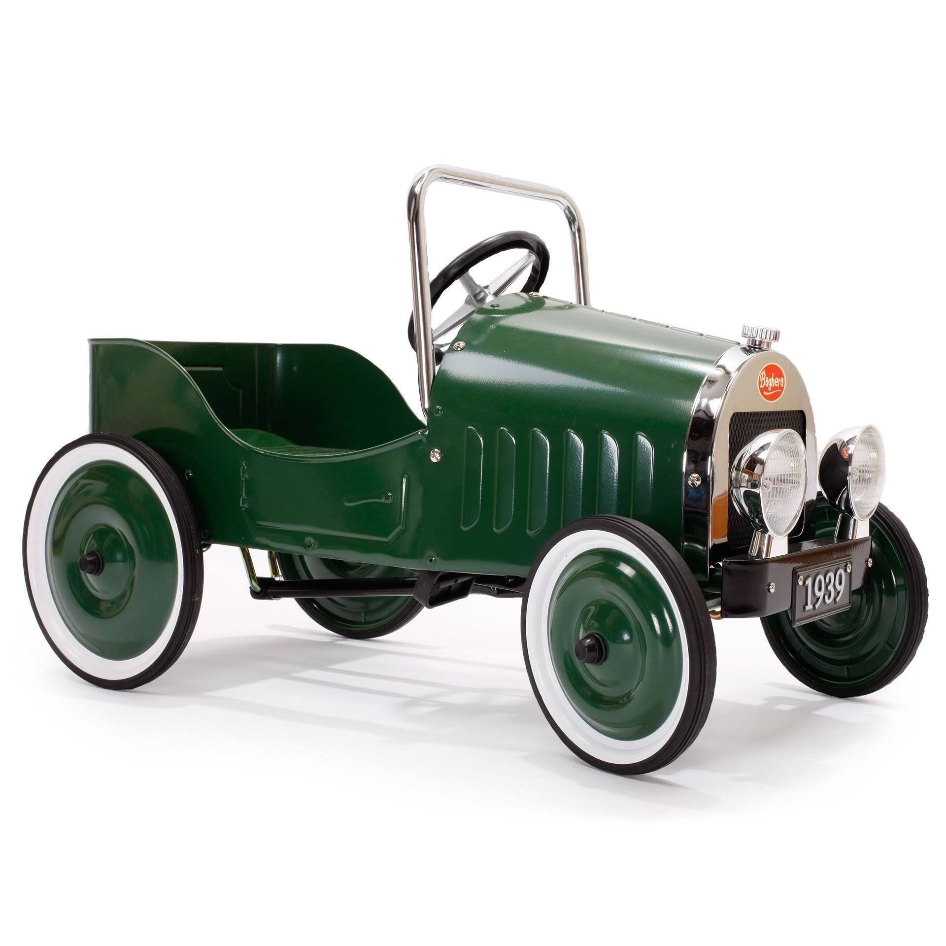 Baghera Ride-On Classic Pedal Car, Green