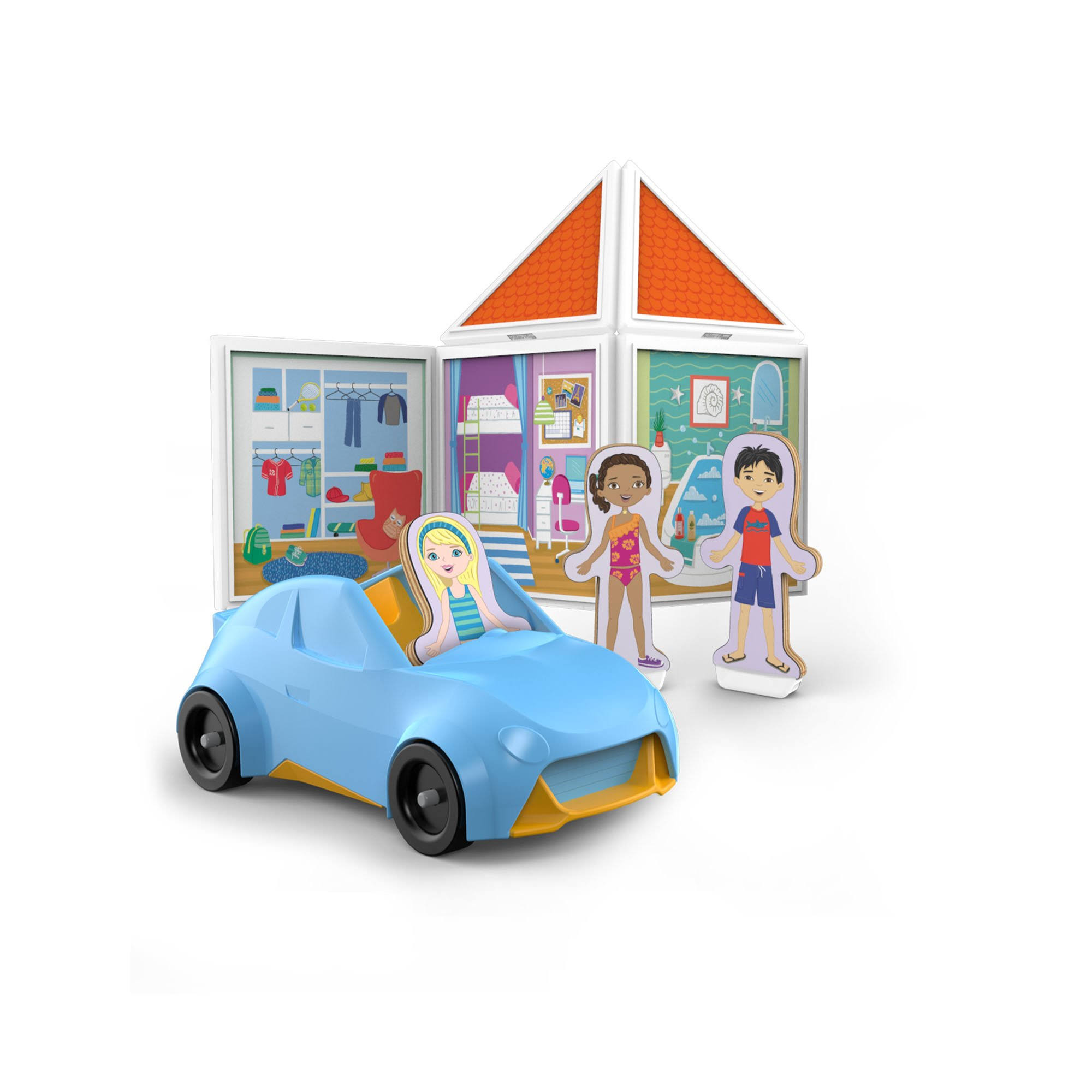 Melissa u0026 Doug - MAGNETivity Magnetic Building Play Set - Our House