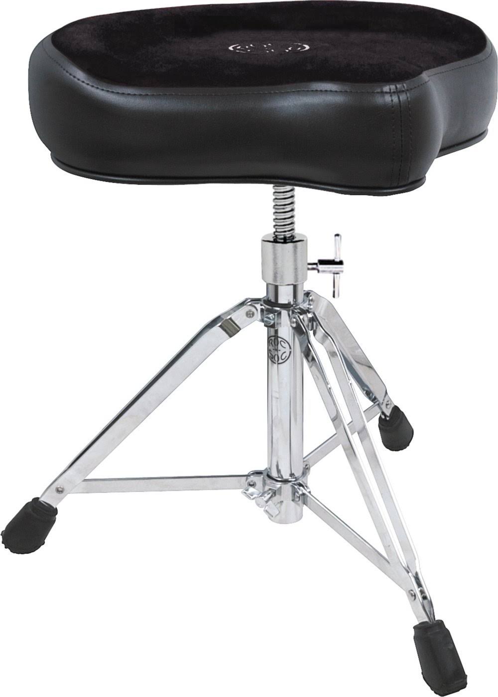 Roc-N-Soc Mac Saddle Drum Throne, Black - Megean