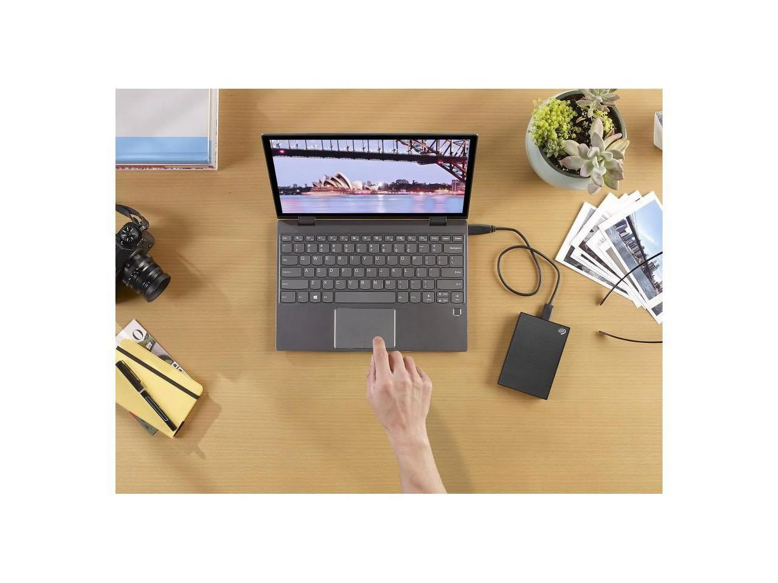 Seagate One Touch Hub 14TB External USB-C and USB 3.0 Desktop Hard Drive - Black (STLC14000400)