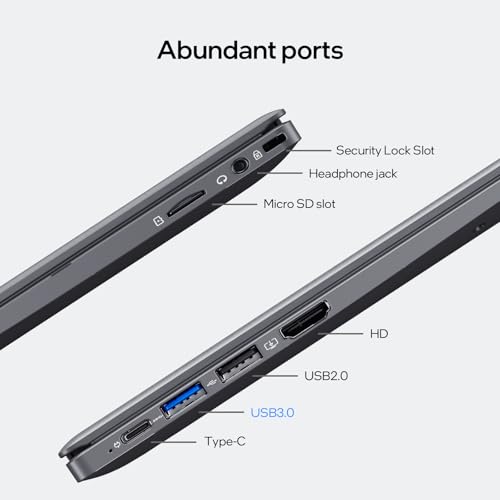 15.6-inch Windows 11 Laptop, 16GB RAM, 512GB SSD, FHD IPS Display Laptop Computer, Intel N5095 Quad Core, 2.4/5G WiFi, BT4.2 Backlit and Fingerprint