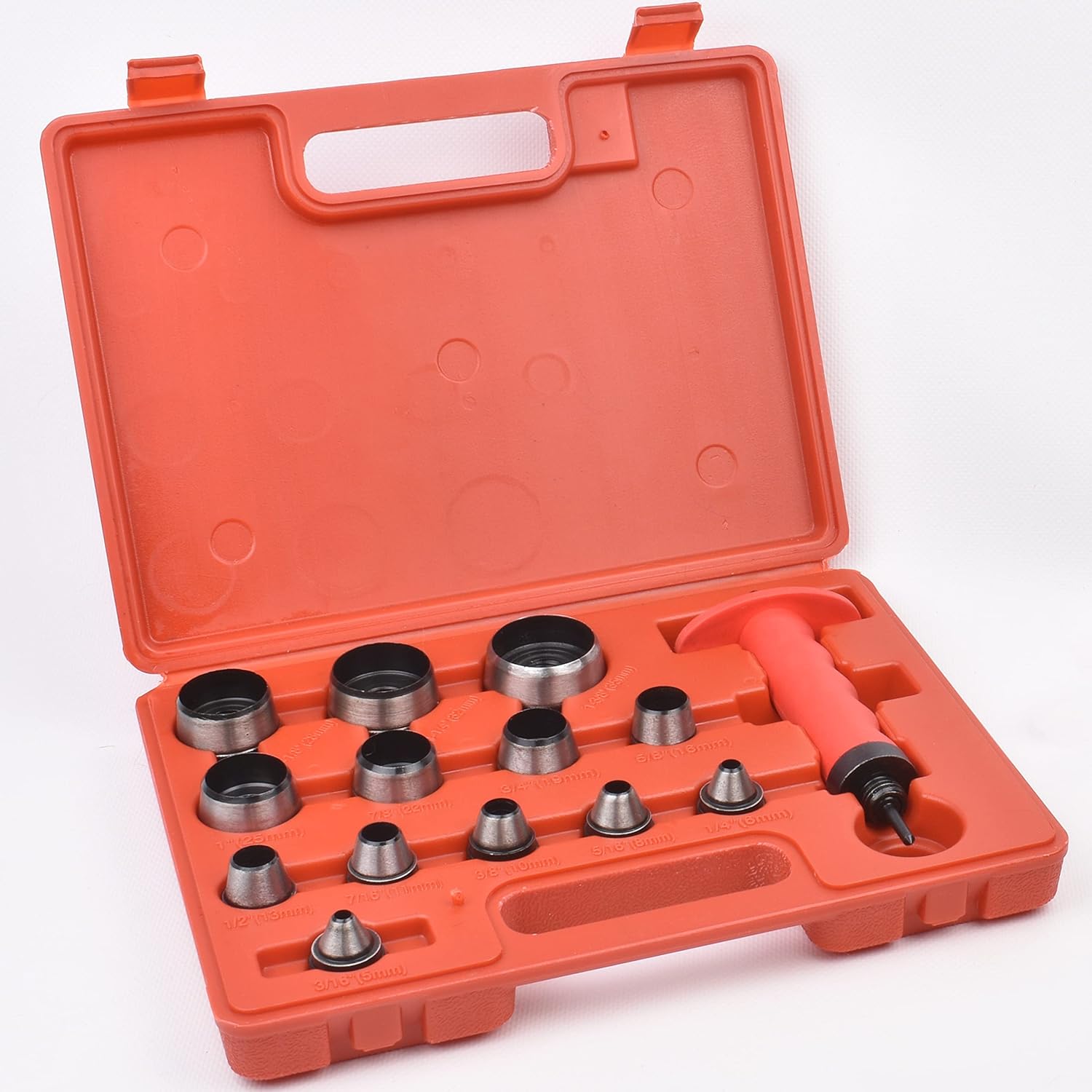 Prima Causa 13 in 1 Sharp Hollow Punch Tool Set Leather Kit Gasket Hole Pack of 2