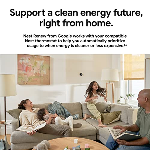 Google Nest Learning Thermostat - 3rd Gen (2015) - Programmable Smart Thermostat for Home - Works with Alexa - Stainless Steel