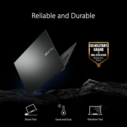 ASUS Vivobook Go 15.6&rdquo; Slim Laptop, AMD Ryzen 5 7520U, 8GB, 512GB, Windows 11 Home, Cool Silver, Military Grade Durability, Fast Charging
