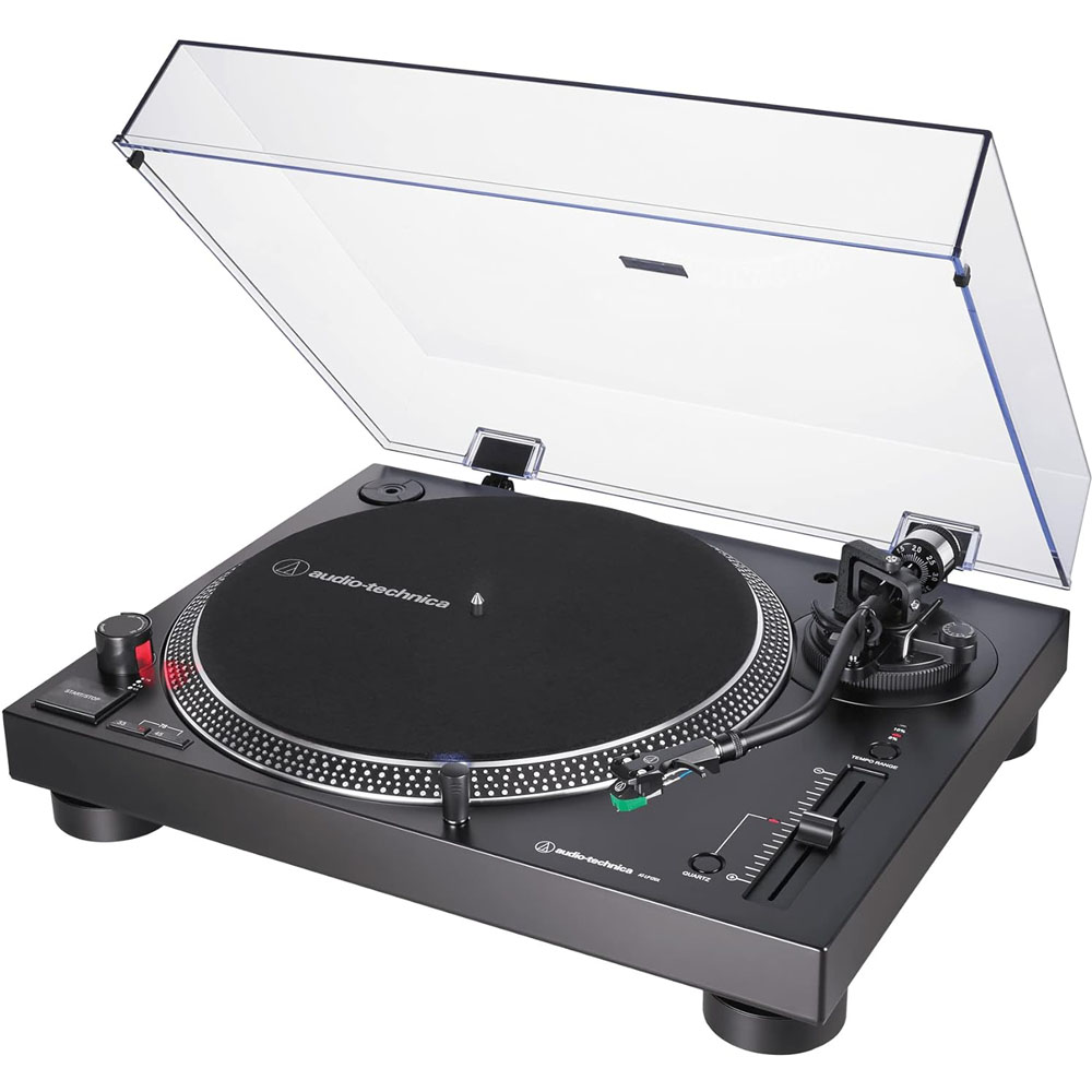 Audio-Technica AT-LP120XUSB-BK Plattenspieler mit Direktantrieb (Analog & USB)