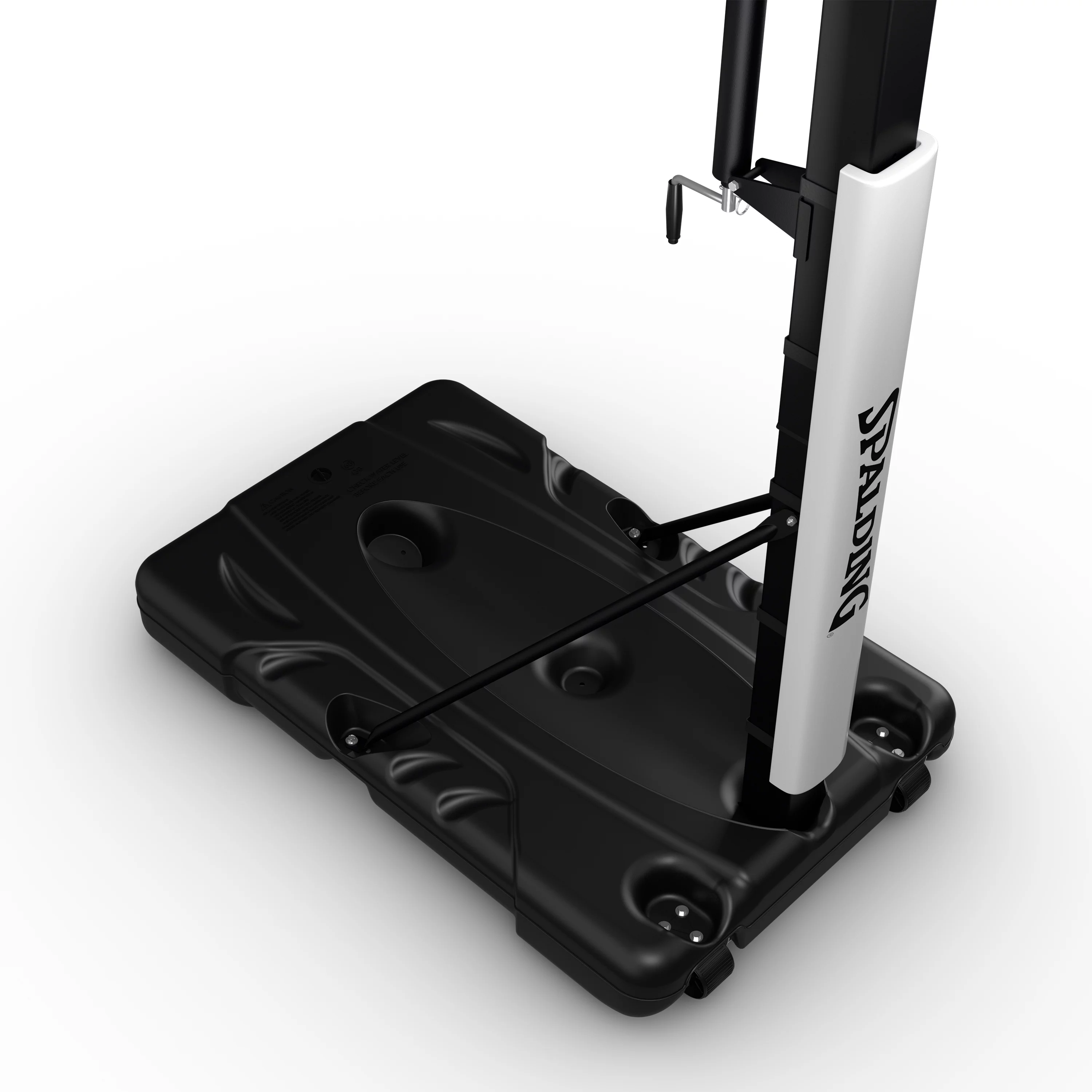 Spalding 60 In. Acrylic Screw Jack Portable Basketball Hoop System