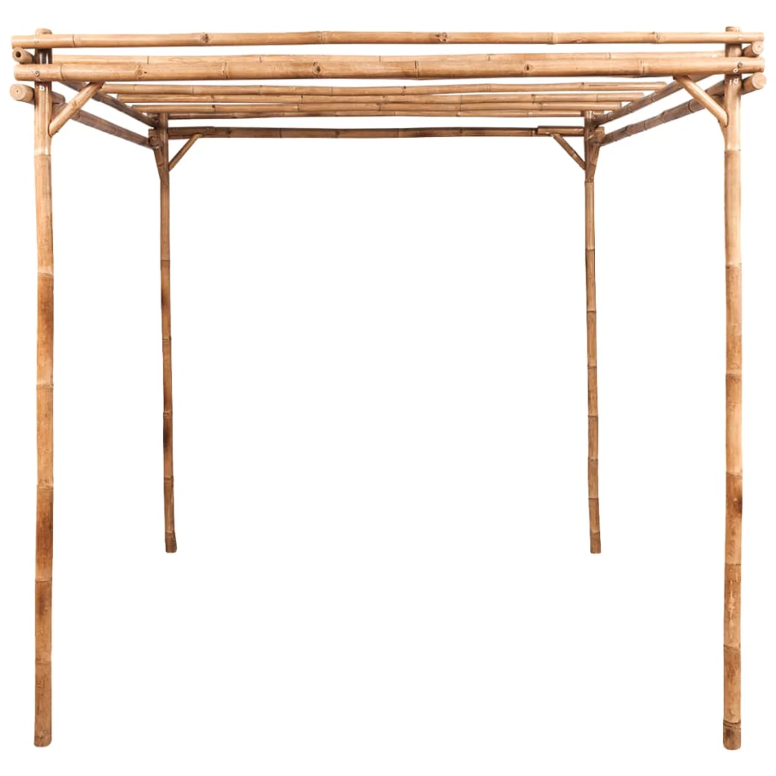 Anself Pergola Bamboo 67"x67"x86.6" - Curated Treasures Market