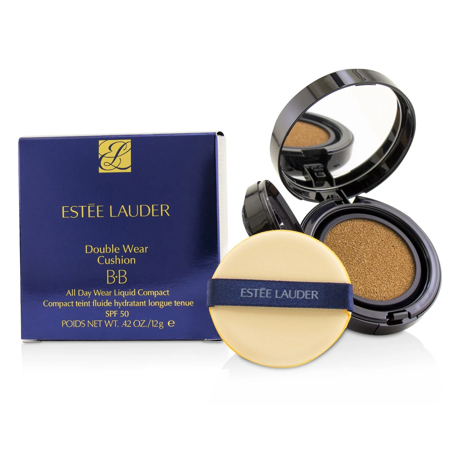 Estee Lauder Double Wear Cushion BB All Day Wear Liquid Compact SPF 50 - # 3N1 Ivory Beige  12g/0.42oz