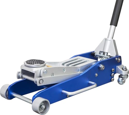 BIG RED 1.5 Ton Floor Jack,Aluminum and Steel Hydraulic Low Profile Car Jack with Dual Piston Quick Lift Pump