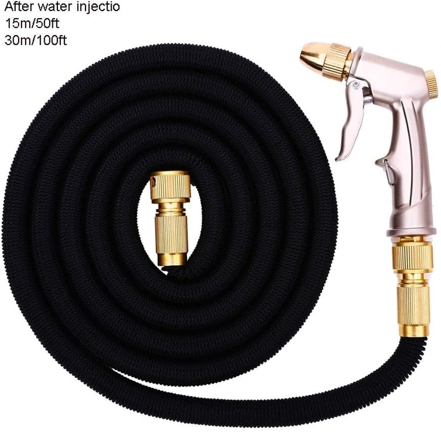 BUYT Flexible Water Hose Garden Hose 50/100 Ft Expandable Lightweight Durable with Multi-Function Nozzle Used for Garden Irrigation