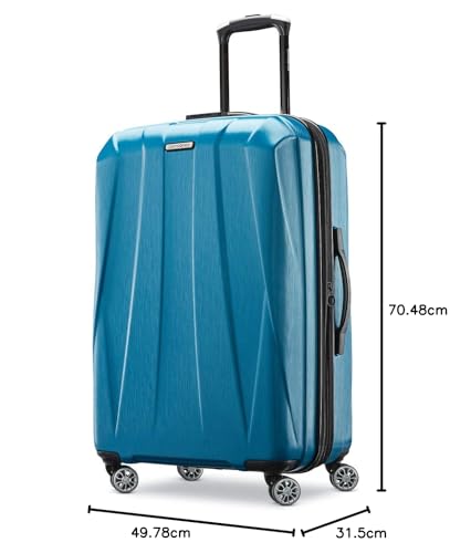Samsonite Centric 2 Hardside Expandable Luggage with Spinner Wheels, Black, Carry-On 20-Inch