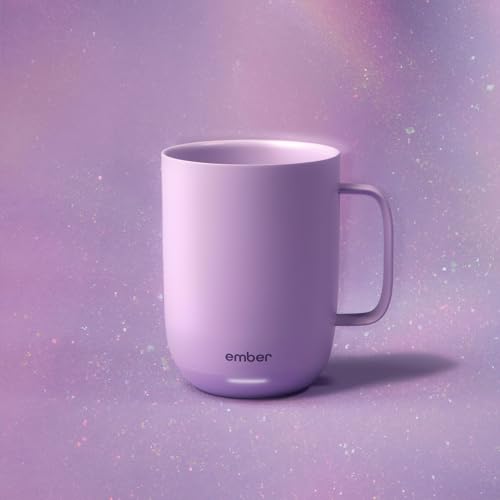 Ember Temperature Control Smart Mug 2, 14 Oz, App-Controlled Heated Coffee Mug with 80 Min Battery Life and Improved Design, Black