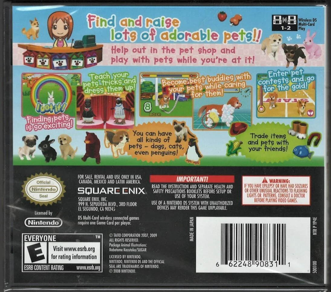 My Pet Shop NDS (Brand New Factory Sealed US Version) Nintendo DS,Nintendo DS