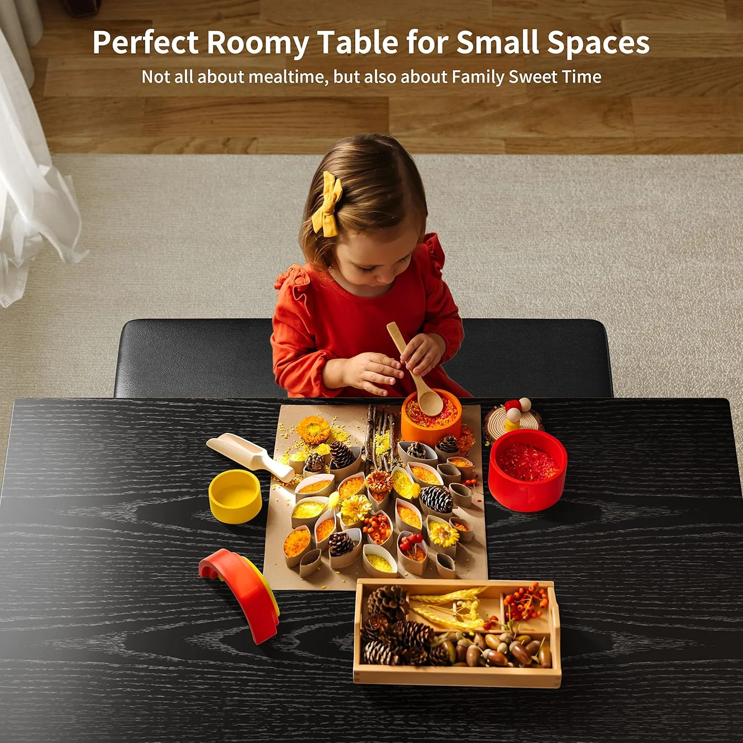 Dining Table Set For 4, Kitchen Dining Table With 4 Chairs For Small Space, Apartment