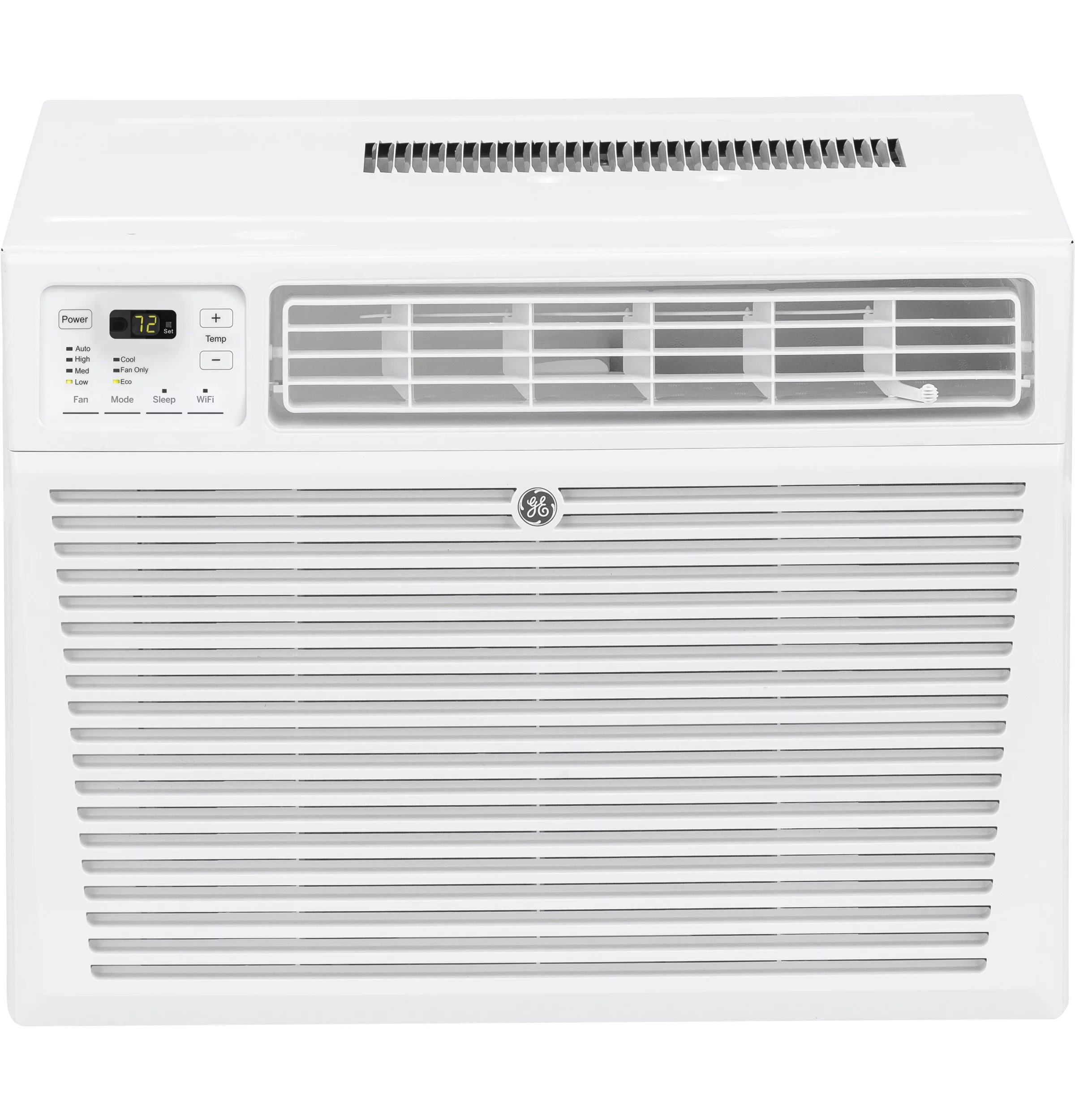 GE Appliances 12,000 BTU 115-Volt Window Air Conditioner with Wi-Fi and Eco Mode for Large Rooms, White, AEG12AZE