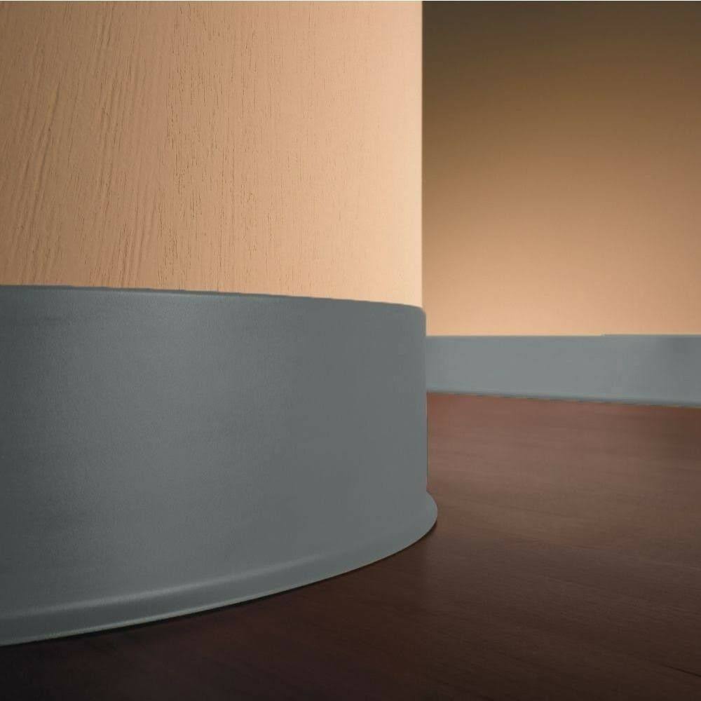 Roppe 700 Series Dark Gray 4 in. x 1/8 in. x 120 ft. Thermoplastic Rubber Wall Cove Base Coil