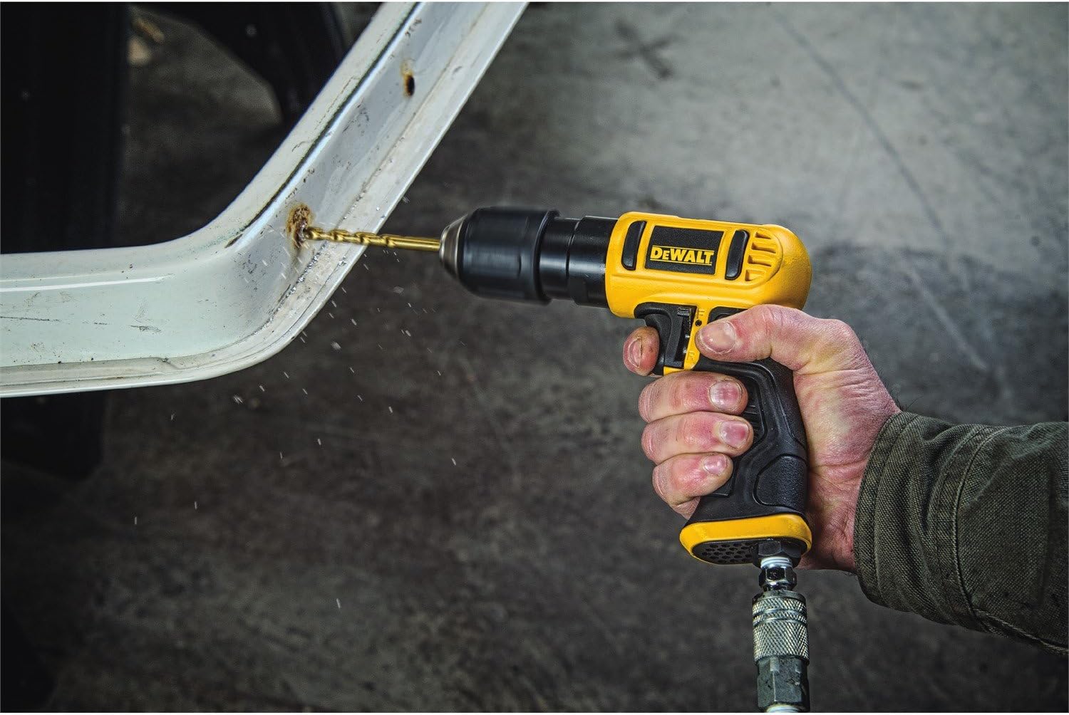 DEWALT Drill, Pneumatic, Reversible, 3/8-Inch (DWMT70786L) Pack of 2