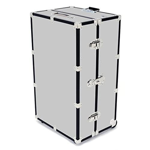 Rhino Trunk & Case Dance Star Wardrobe Trunk with Mounted Wheels, Competitions, Recitals, & Performances 35"x21"x16" (Purple)