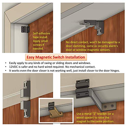 Awoco FM-12 Power Quiet Indoor Air Curtain w/Remote Control and Magnetic Switch