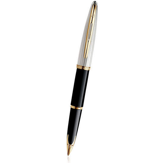 Waterman Carene Deluxe Black Fountain Pen - Medium