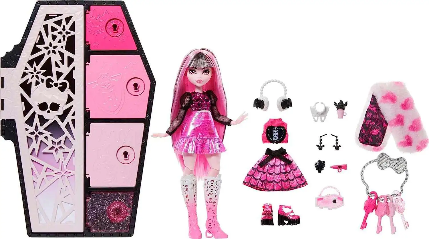 Monster High Skulltimate Secrets Fearidescent Draculaura Doll