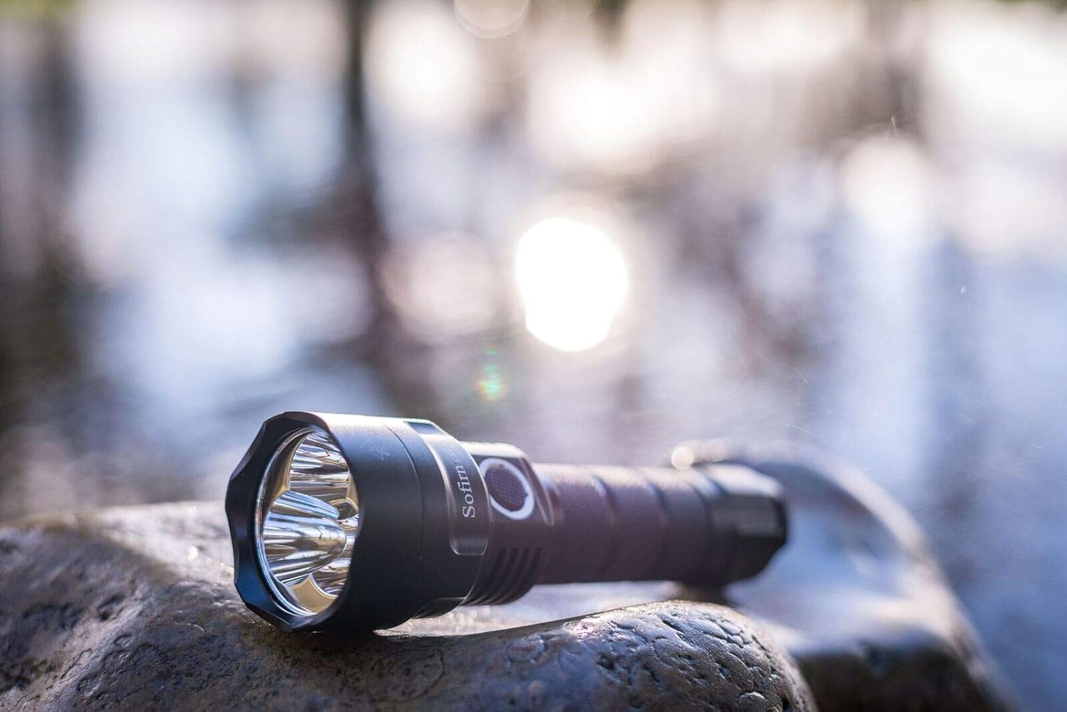 Sofirn C8F Flashlight High Lumens 3500 Lumens, Powerful Flashlight with 3X LH351D LED 5000K 90 High CRI, for Camping, Hiking Lantern