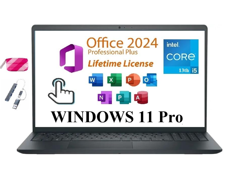 Dell Inspiron Touchscreen Laptop, 15.6" Business & Student Laptop Computer, Windows 11 Pro Laptop 32GB RAM 1TB SSD, Intel i5-1155G7 Processor