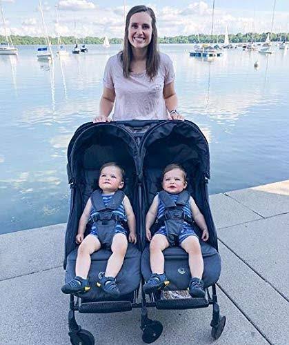 Contours Bitsy Double Stroller - Gray