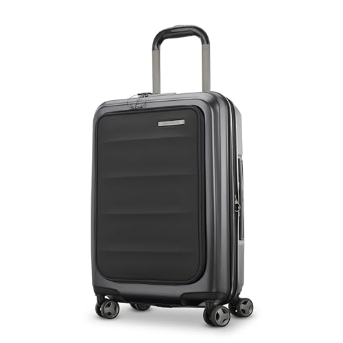 Samsonite Carry-On Pro Front Pocket Hardside Expandable 21-Inch Octiv Luggage: Durable & Impact Resistant, 360° Aero Trac Spinner Wheels