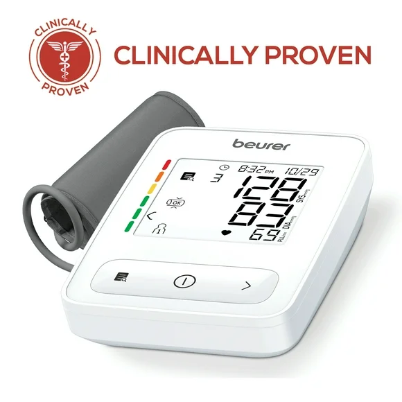 Beurer Auto 400 Blood Pressure Monitor, FSA & HSA Eligible, Wide-Range Upper Arm Cuff, Stores 60 Readings - Kansas Nuitrition - HNZSDS