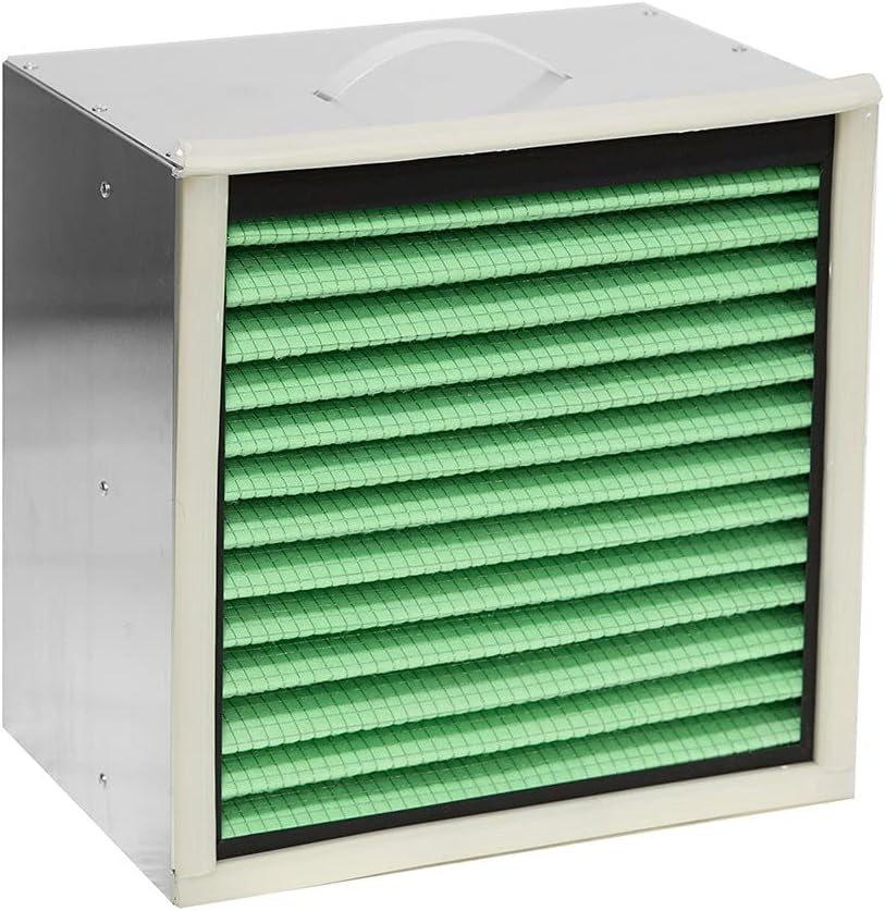 Source Capture System for Nail Salons - IMC Compliant - White - Single Inlet - Rectangle Hood - With LED Lighting