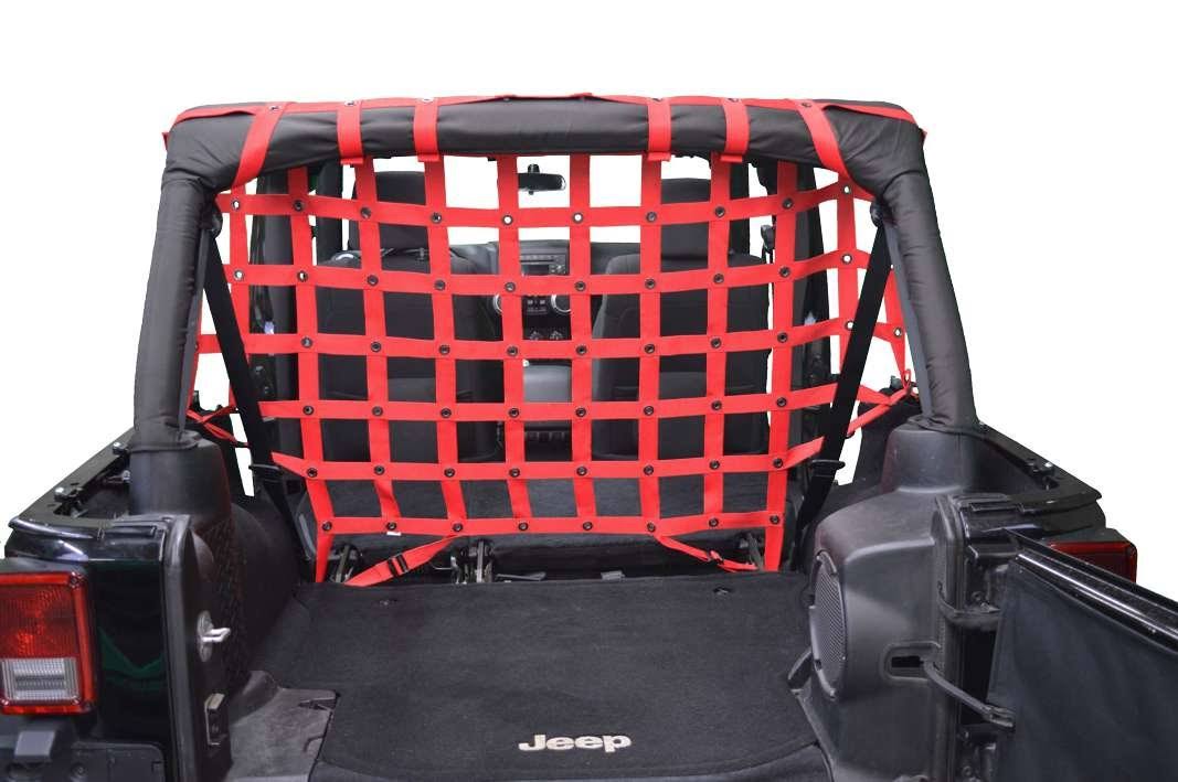 2010 Jeep Wrangler (JK) DirtyDog 4x4 Pet and Cargo Divider (Red) - J4PC07R3RD