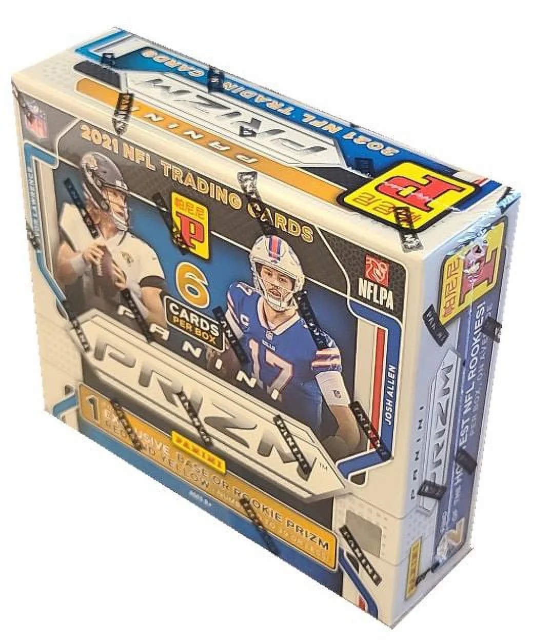 NFL Panini 2021 Prizm Football Asia Tmall Trading Card Box (1 Pack Per Box; 6 Cards Per Pack)