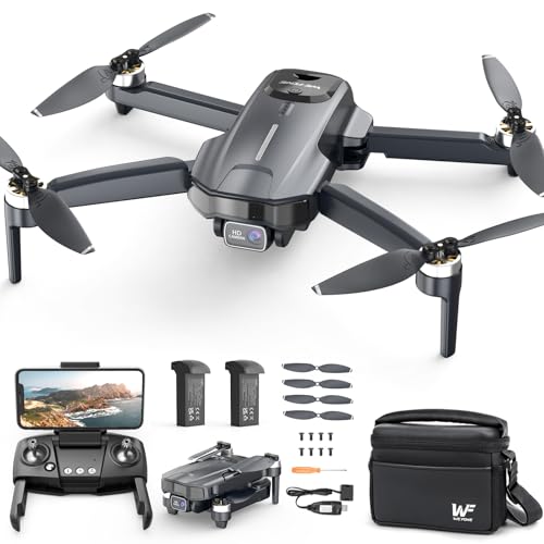 Drones with Camera for Adults 4k, WF31 GPS RC Drone FPV Foldable Quadcopter for Beginner with Brushless Motor, 5G Wi-Fi Transmission, Auto Return