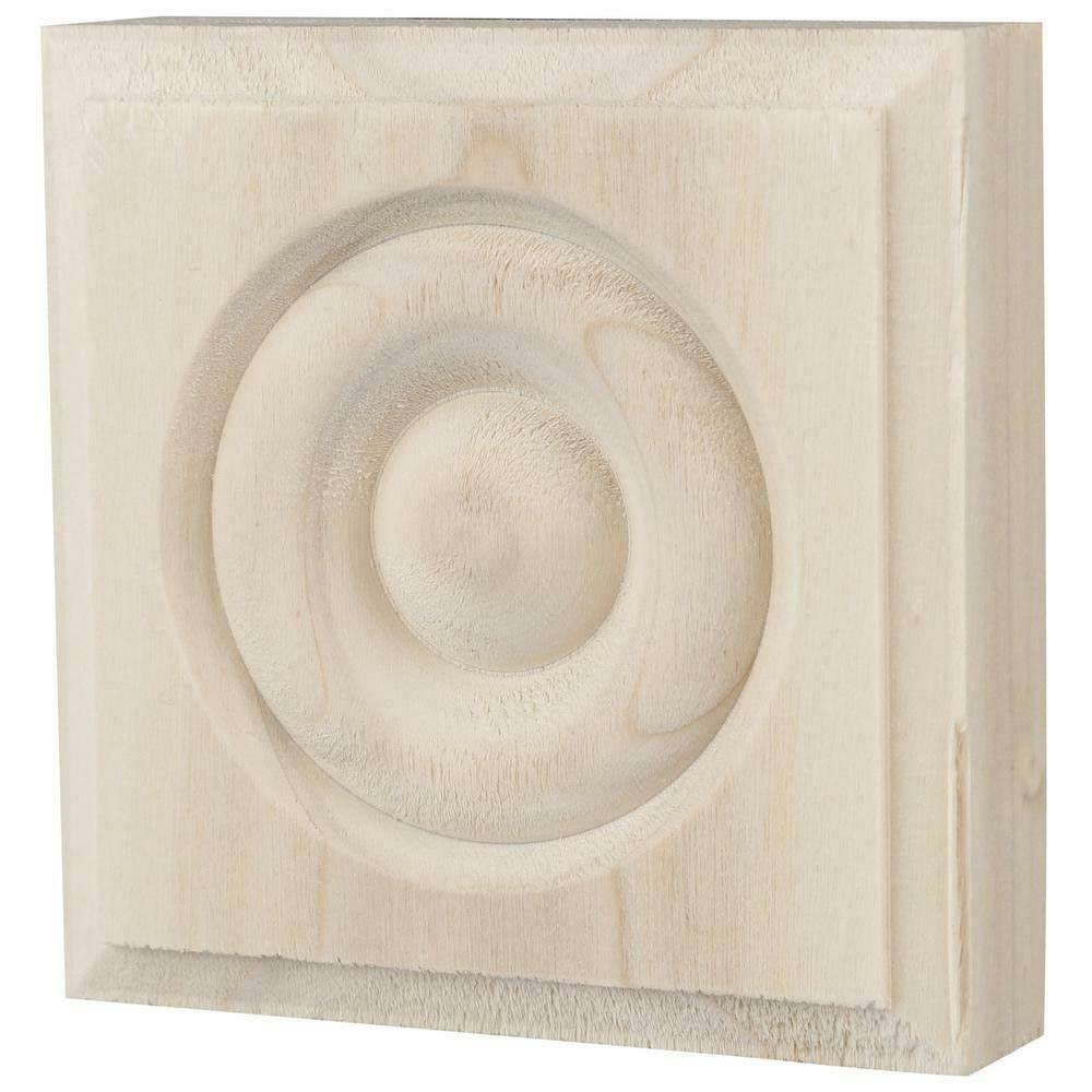 Manor House 3/4 in. x 3 in. Hardwood Fluted Window Trim Casing Set MOULDING