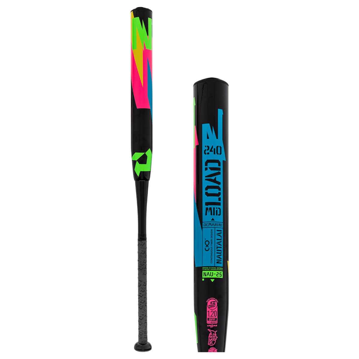 2025 DeMarini Nautalai Midload USSSA Slowpitch Softball Bat - Sports Supplies Online Store