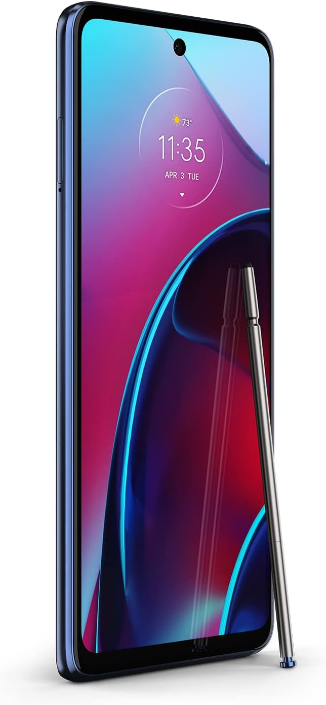 Moto G Stylus | 2022 | 2-Day Battery | Unlocked | Made for US by Motorola | 6/128GB | 50MP Camera | Twilight Blue (Renewed)