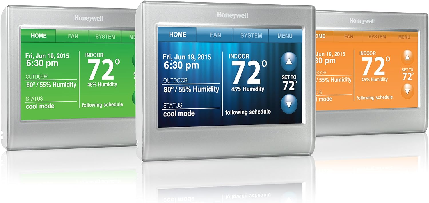 Honeywell RTH9580WF Wi-Fi Smart Thermostat - For Air Conditioner - Smart Home Appliances