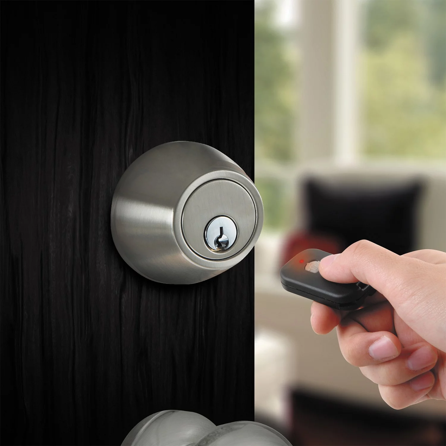 MiLocks WF-02SN W-Series Remote Deadbolt (Satin Nickel)