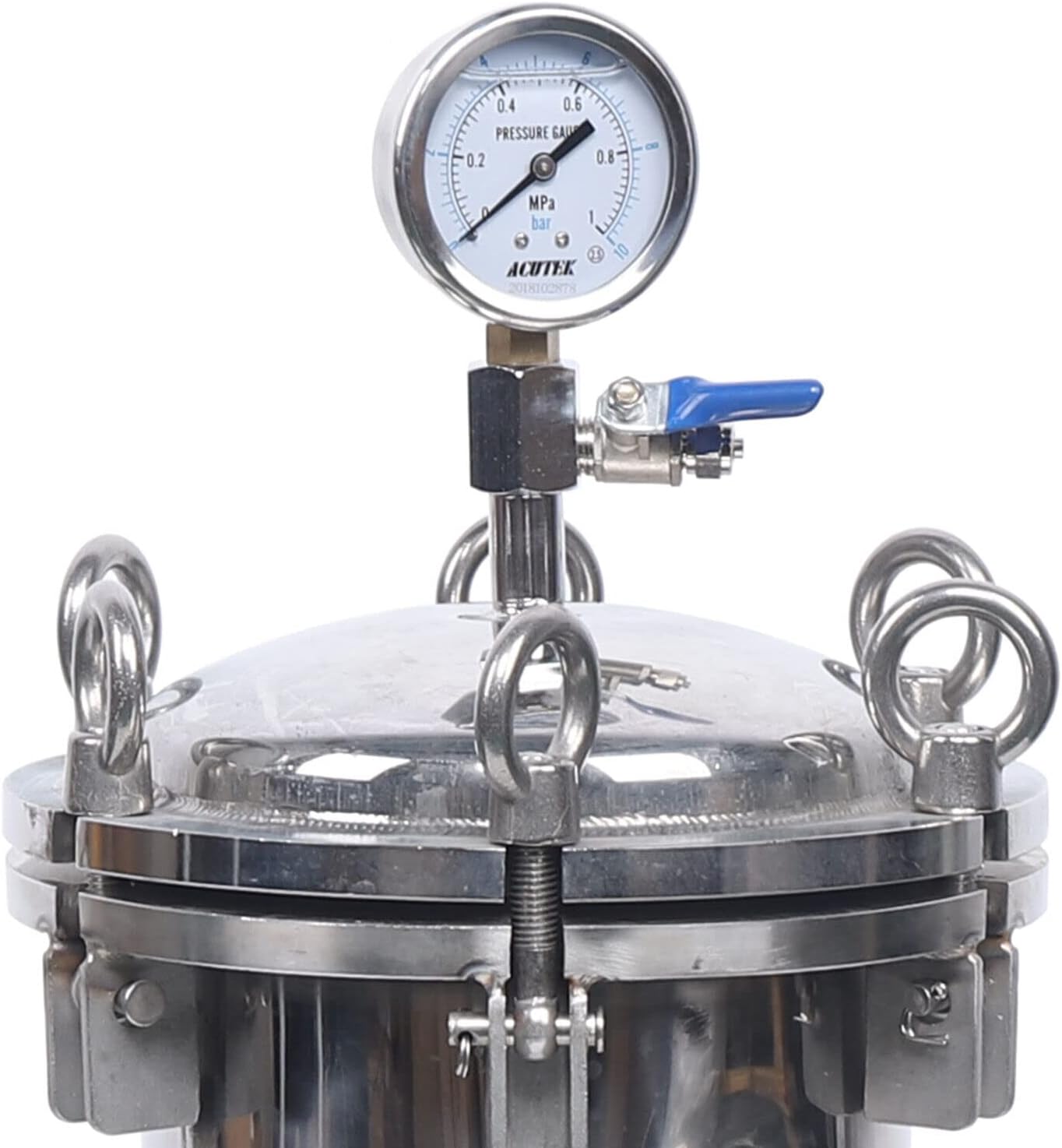150 Psi Industrial Filter, 4 Bag 304 Stainless Steel Industrial Sock Filter