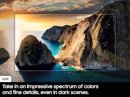 SAMSUNG 55-Inch Class Crystal UHD 4K DU7200 Series HDR Smart TV w/Object Tracking Sound Lite (UN55DU7200