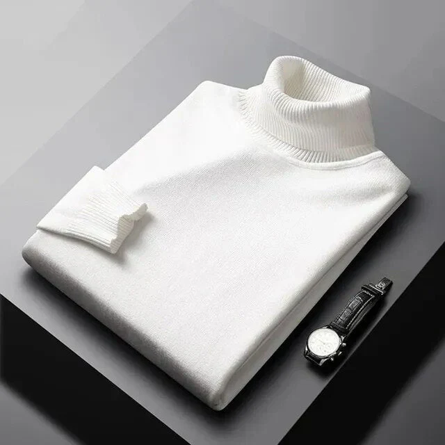 Lorenzo™ | Premium Cashmere Turtleneck Sweater