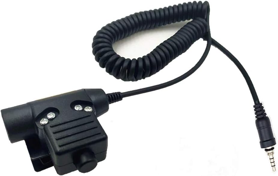 Armorwerx Amplified U94 PTT System for Comtac/MSA Sordin Compatible with 3.5mm Threaded Yaesu Radio