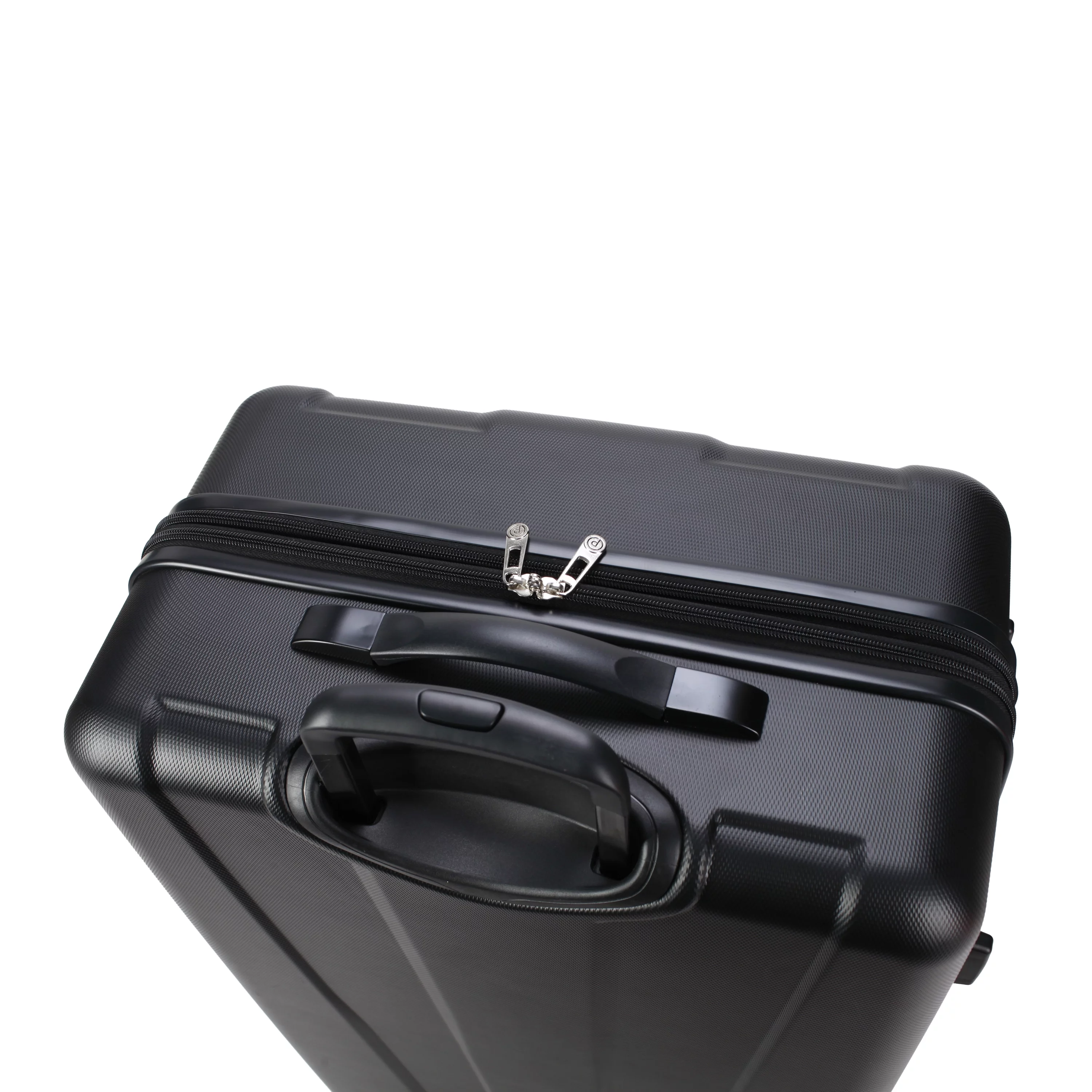Protege 3 Piece Traveling Hardside Value Luggage Set, Black, 28" checked luggage, 20" carry-on luggage and 18" duffel
