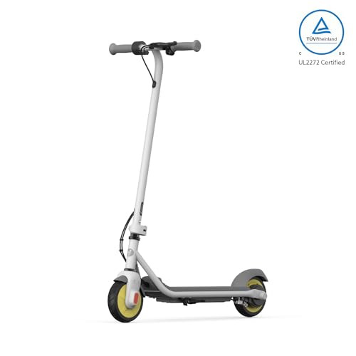 Segway Ninebot eKickScooter - Electric Scooter for Kids 6-14, w/t Adjustable Handlebar Height (Only C2 Pro) for Riders up to 132 lbs